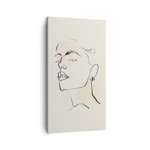 Quadro em tela - Olhar orgulhoso - 45x80 cm