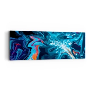 Quadro em tela - Viagem ao centro do céu - 90x30 cm