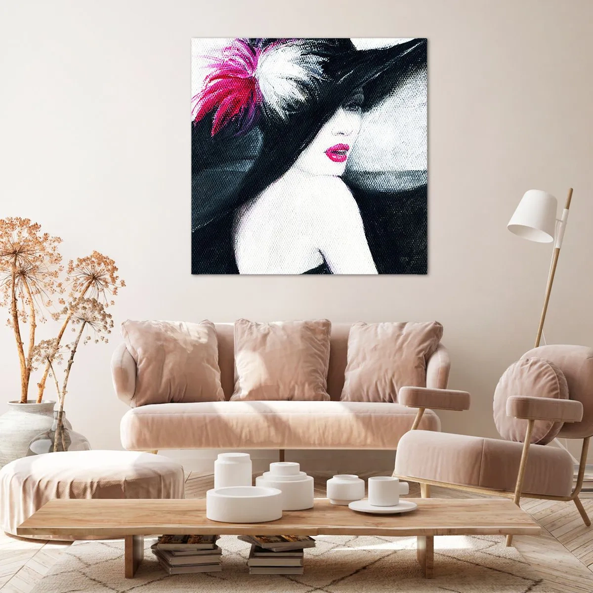 Quadro em tela - Sempre misteriosa - 70x70 cm