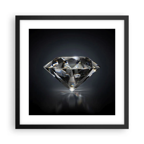 Pôster com moldura preta - Best girls friend - 40x40 cm