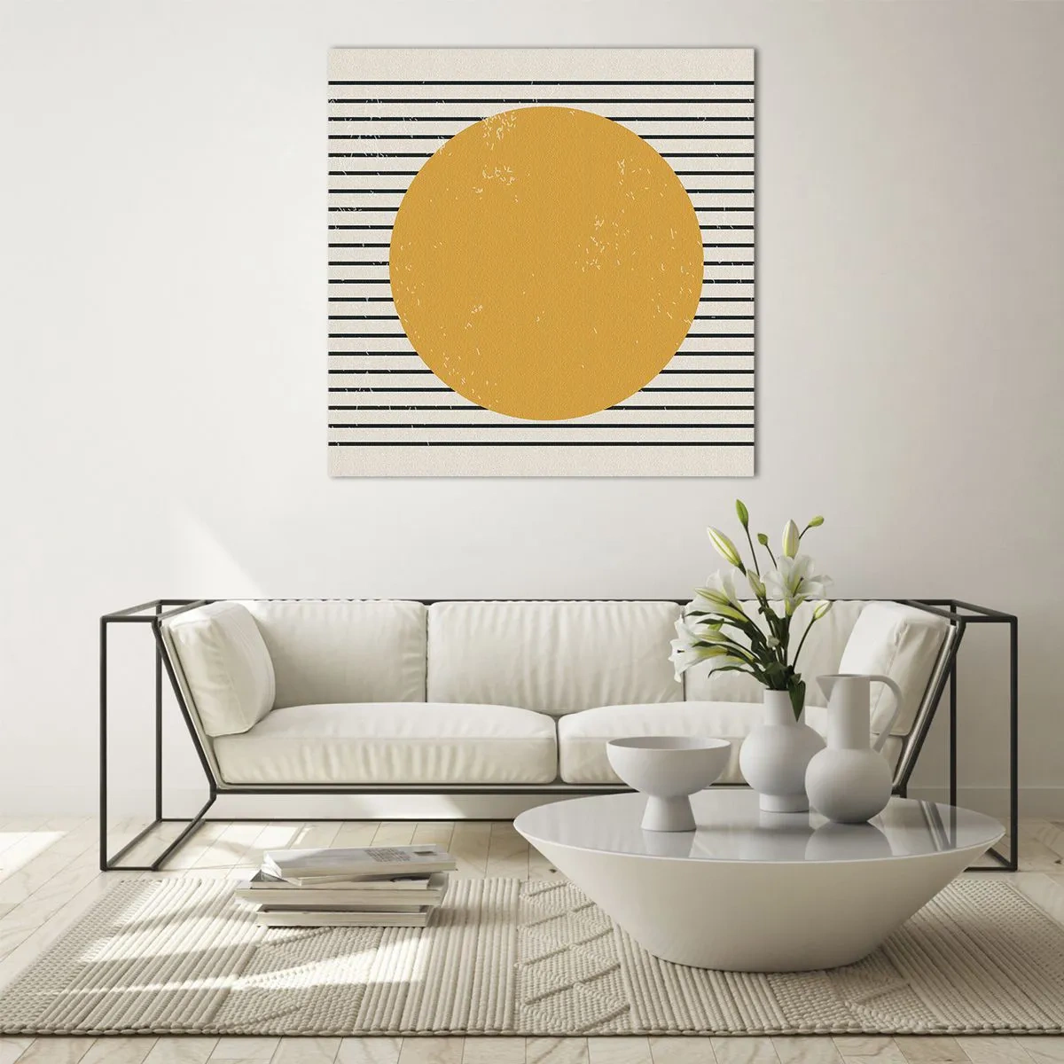 Quadro em vidro - O poder da simplicidade - 50x50 cm