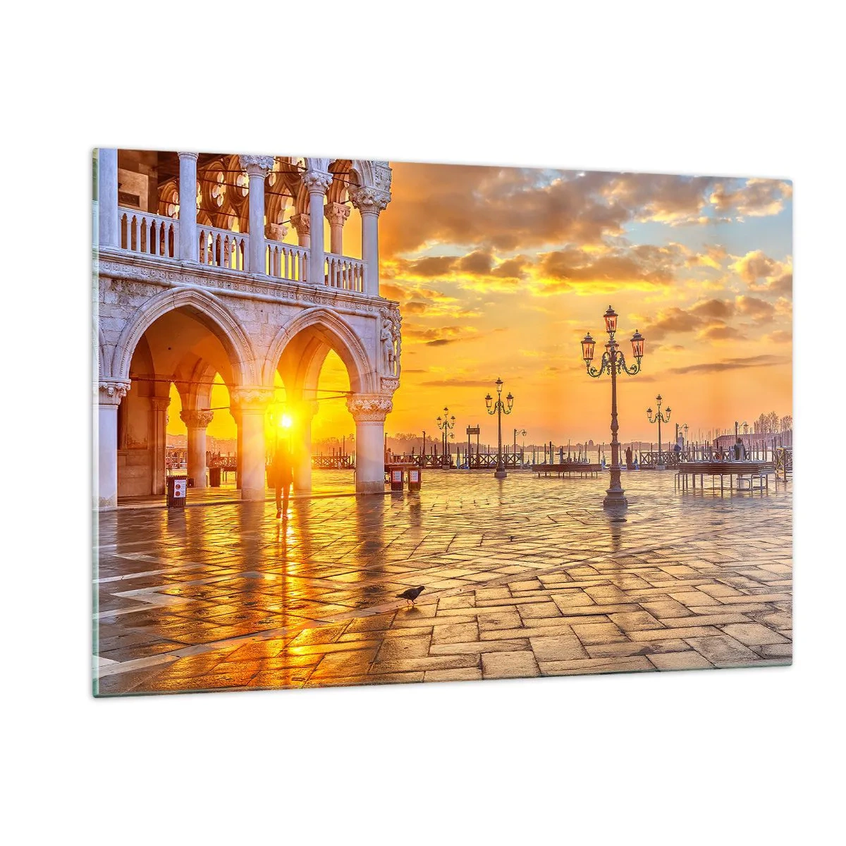 Quadro em vidro - Onde está todo mundo? - 120x80 cm