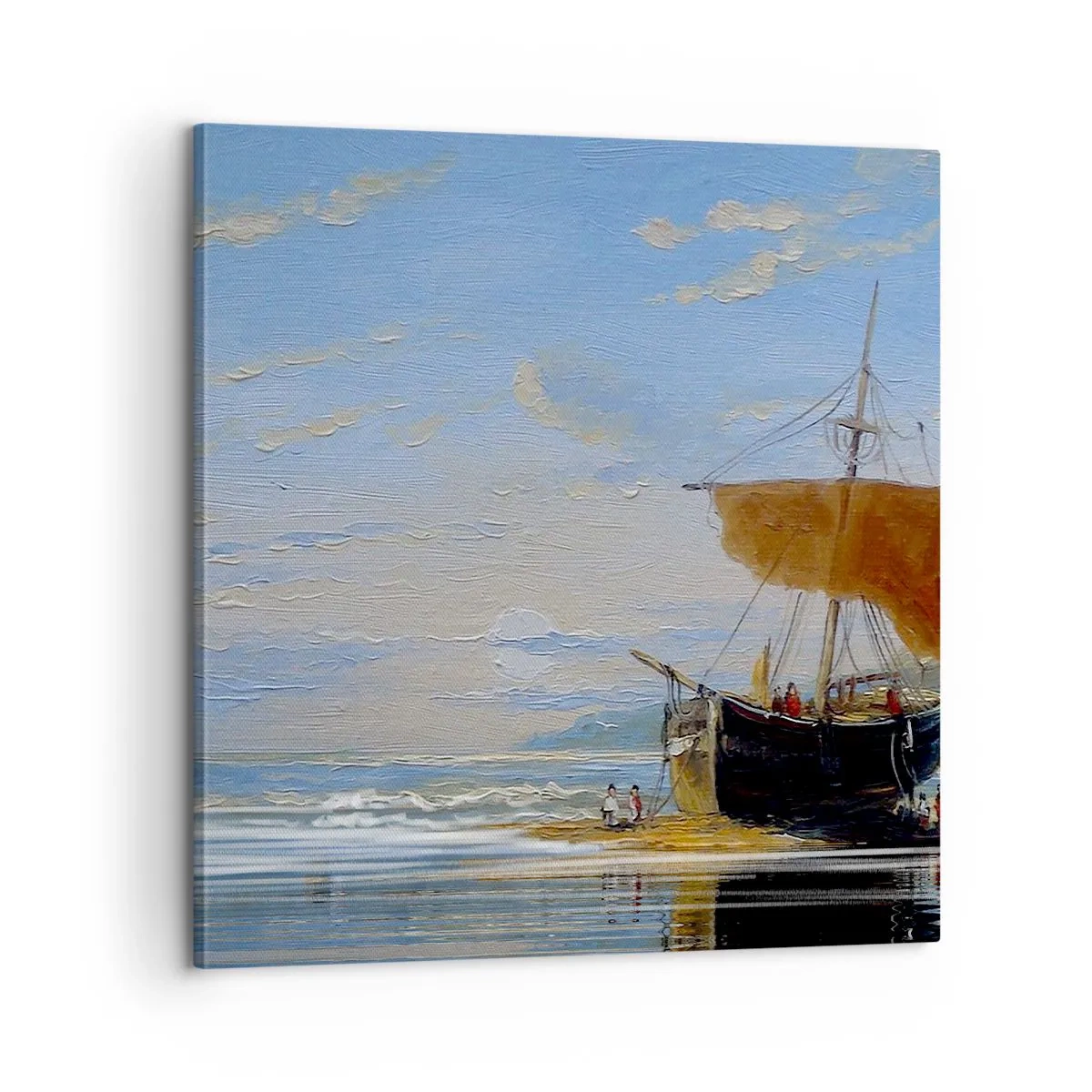 Quadro em tela - Água, terra, ar - 60x60 cm