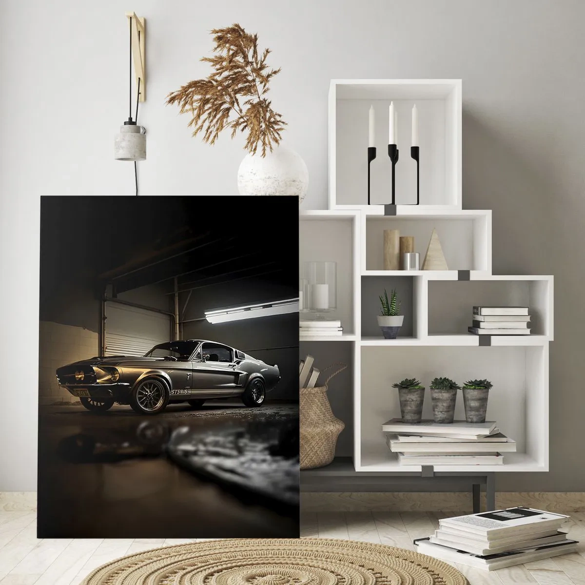 Quadro em vidro - De volta ao passado - 80x120 cm