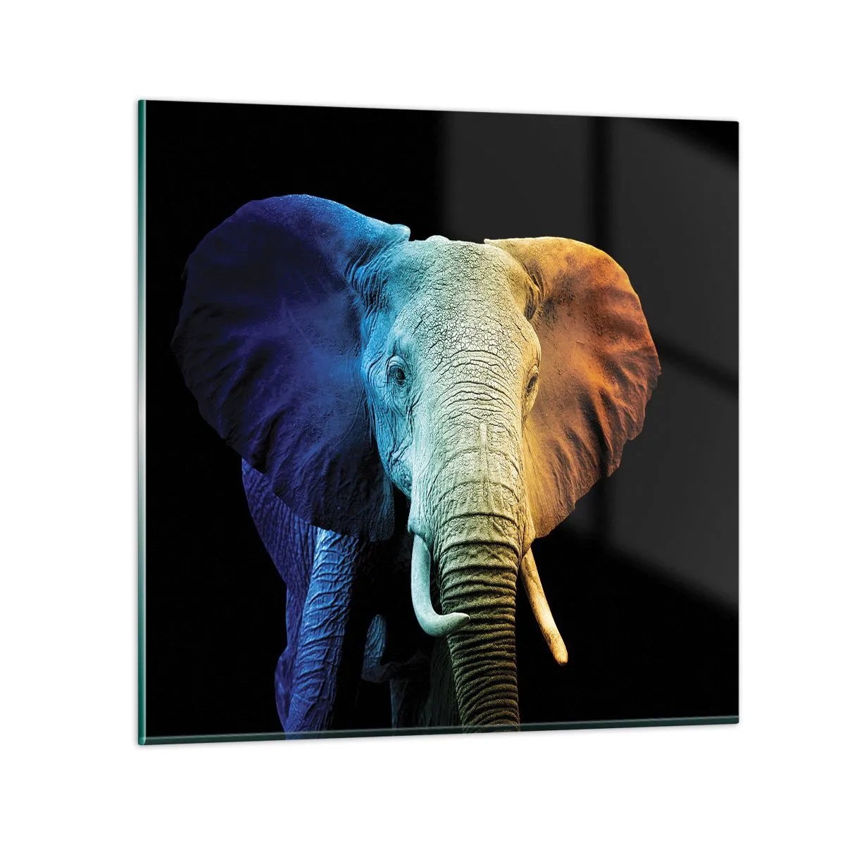 Quadro em vidro - Excêntrico, não esquisito - 70x70 cm