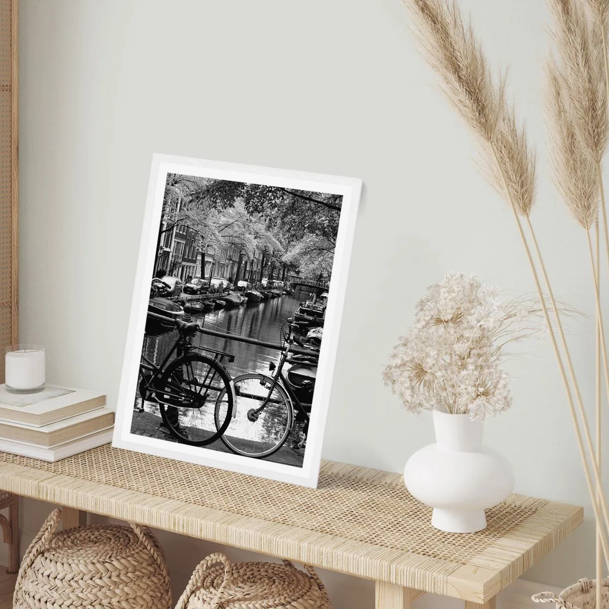 Pôster em moldura branca - Vista muito holandesa - 40x50 cm