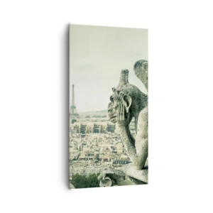 Quadro em tela - Conversas parisienses - 65x120 cm