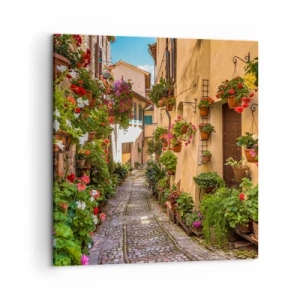Quadro em tela - Beco italiano - 50x50 cm