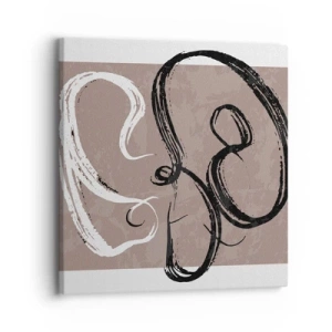 Quadro em tela - Composição – a busca pela plenitude - 30x30 cm