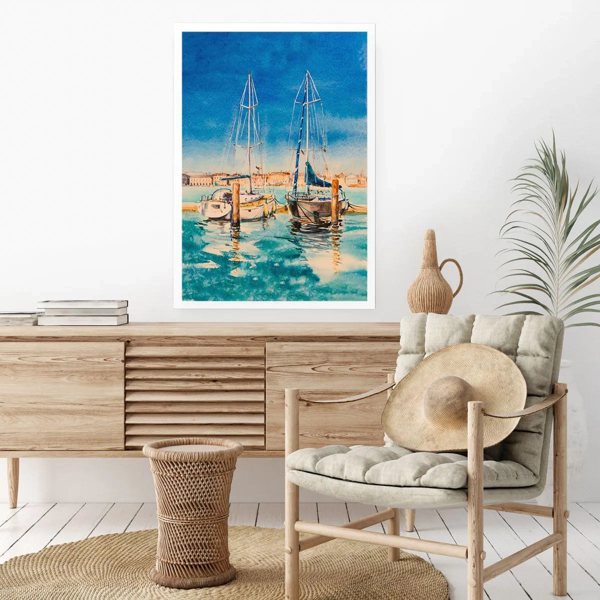 Pôster - Lagoa ensolarada - 70x100 cm