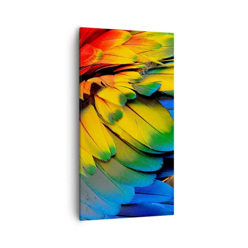 Quadro em tela - Ave do paraíso - 55x100 cm