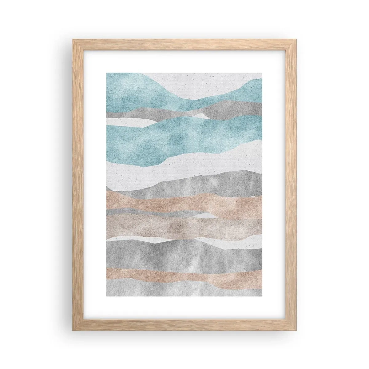 Pôster com moldura de carvalho claro - Um estudo de proximidade - 30x40 cm