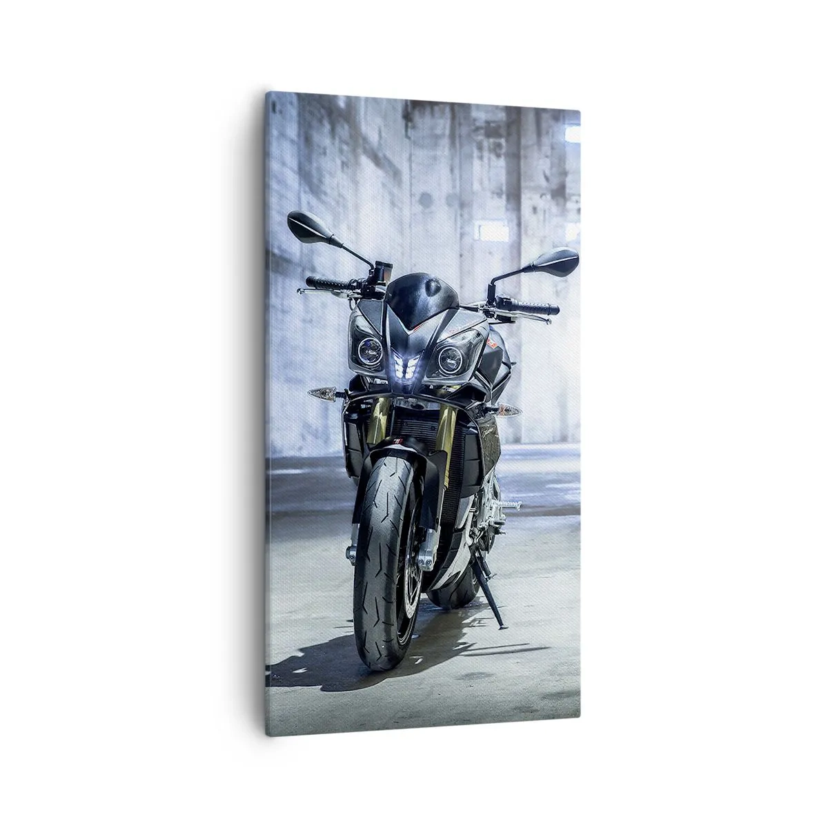 Quadro em tela - Antes do motor rugir - 55x100 cm