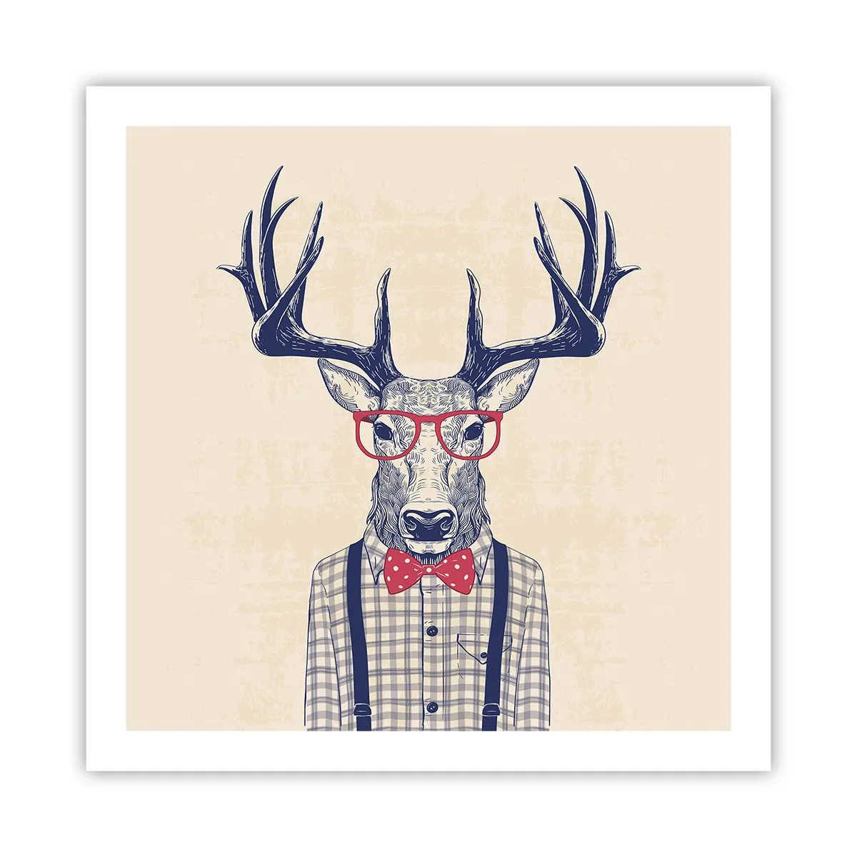 Pôster - Extravagância engraçada - 60x60 cm