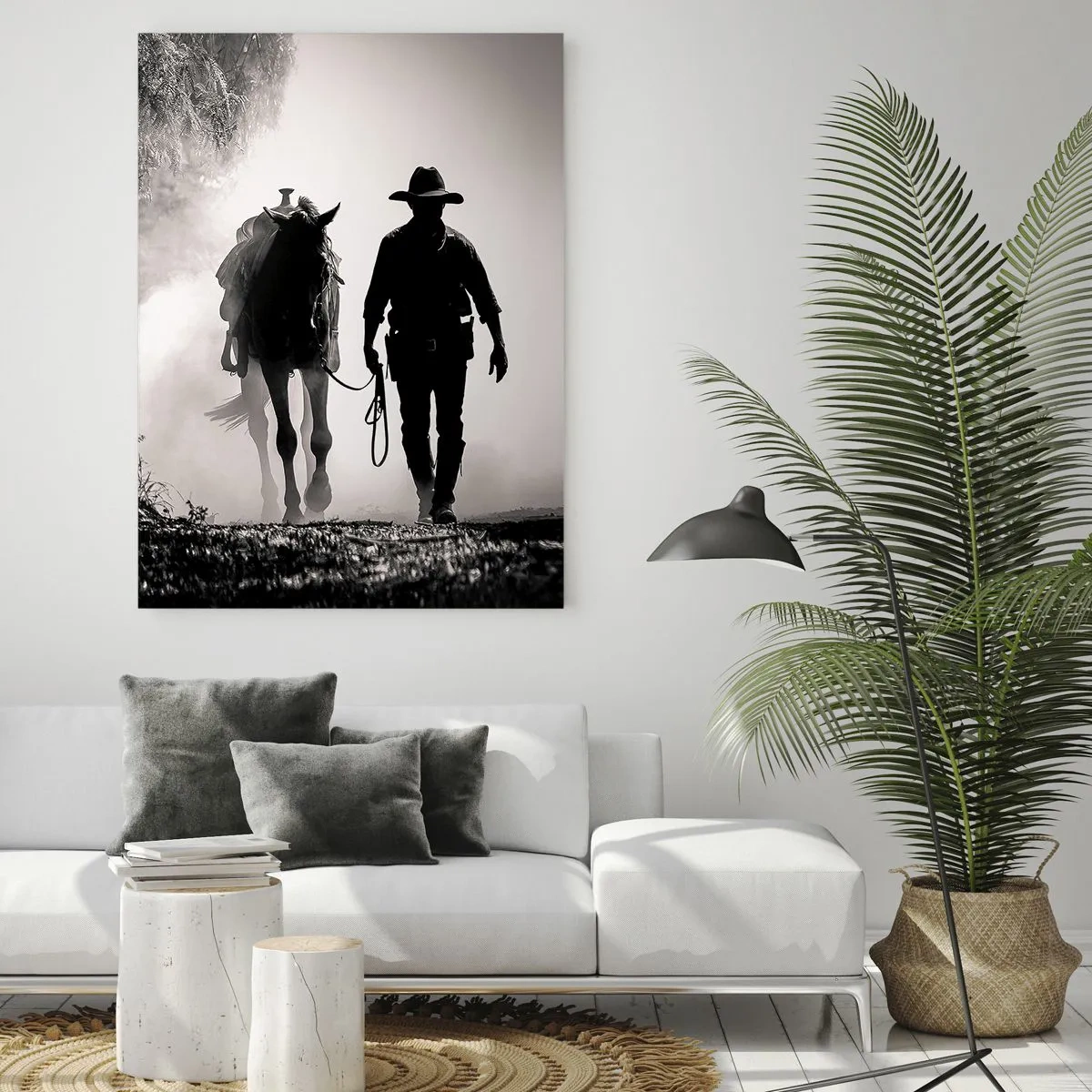 Quadro em vidro - Manhã no Texas - 50x70 cm