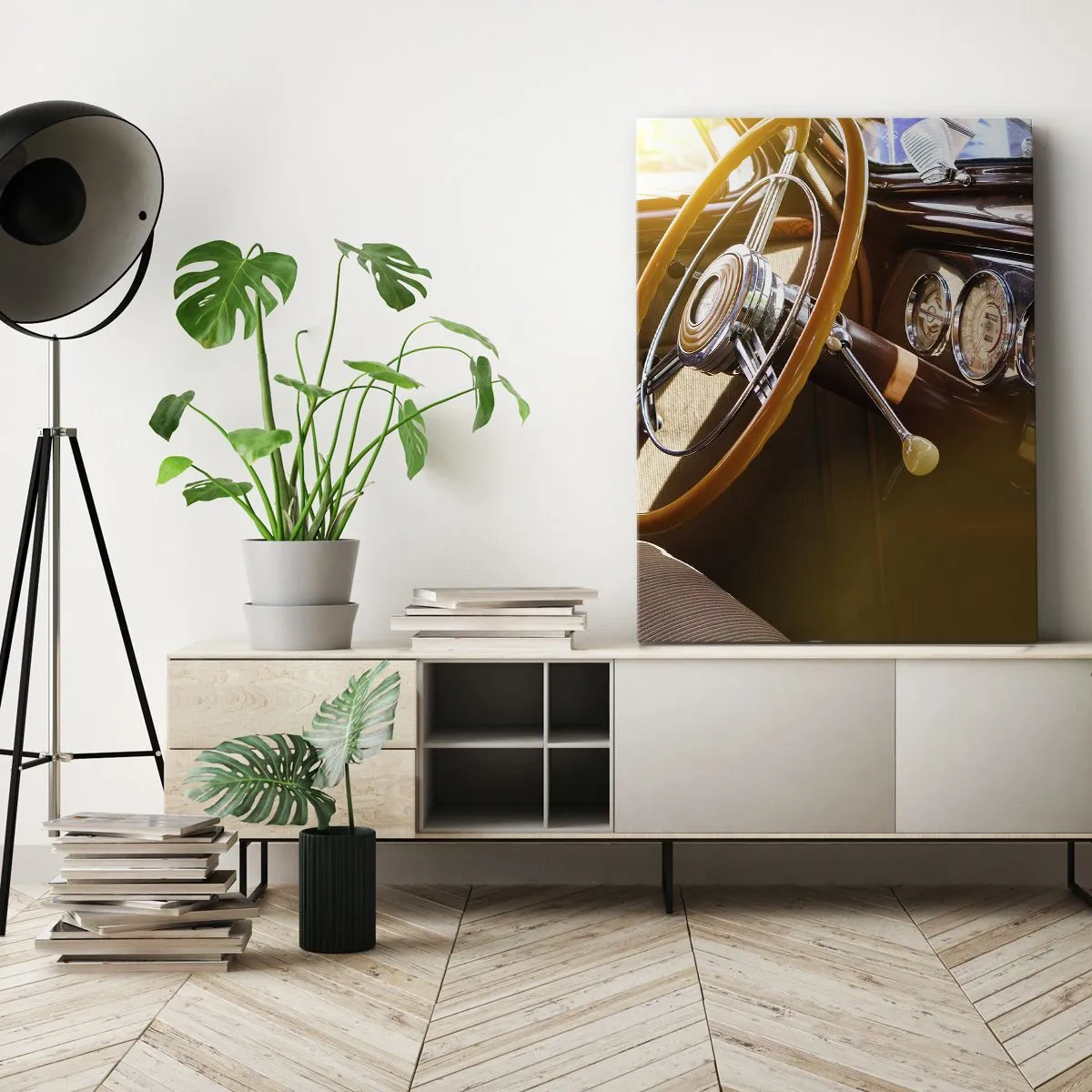 Quadro em tela - Um sopro de luxo do passado - 50x70 cm