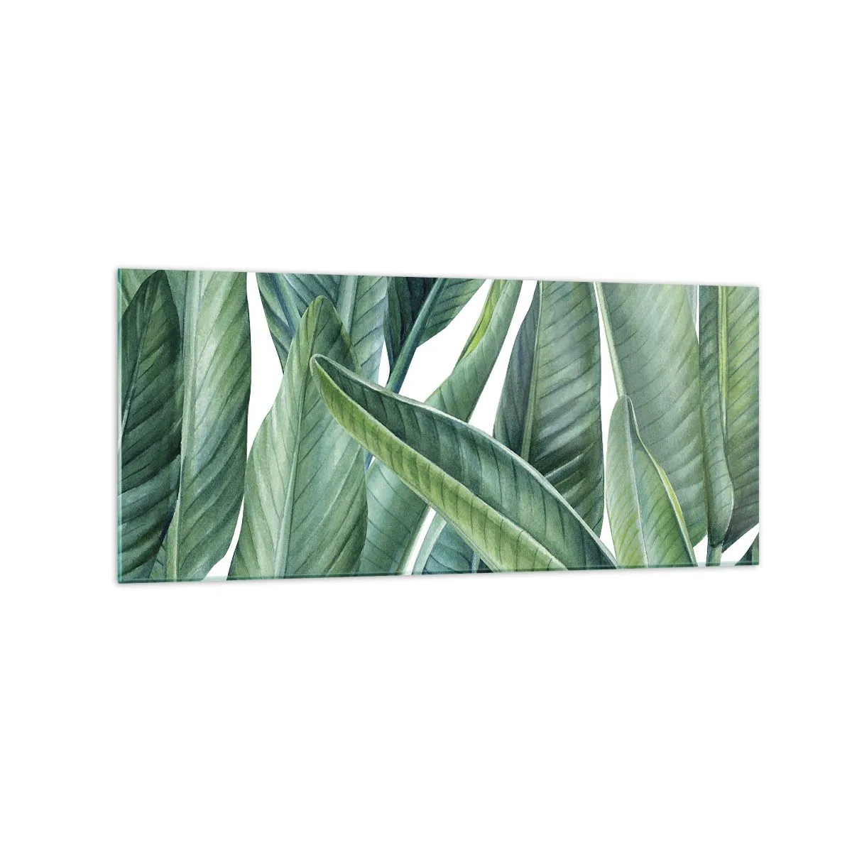 Quadro em vidro - O próprio verde - 120x50 cm