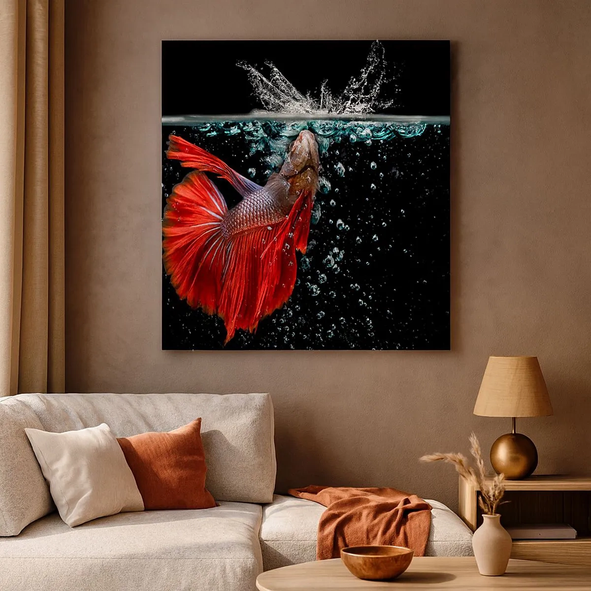 Quadro em tela - Tens três desejos - 30x30 cm