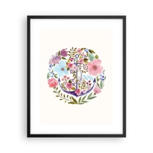 Pôster com moldura preta - O bom sonho de um marinheiro - 40x50 cm