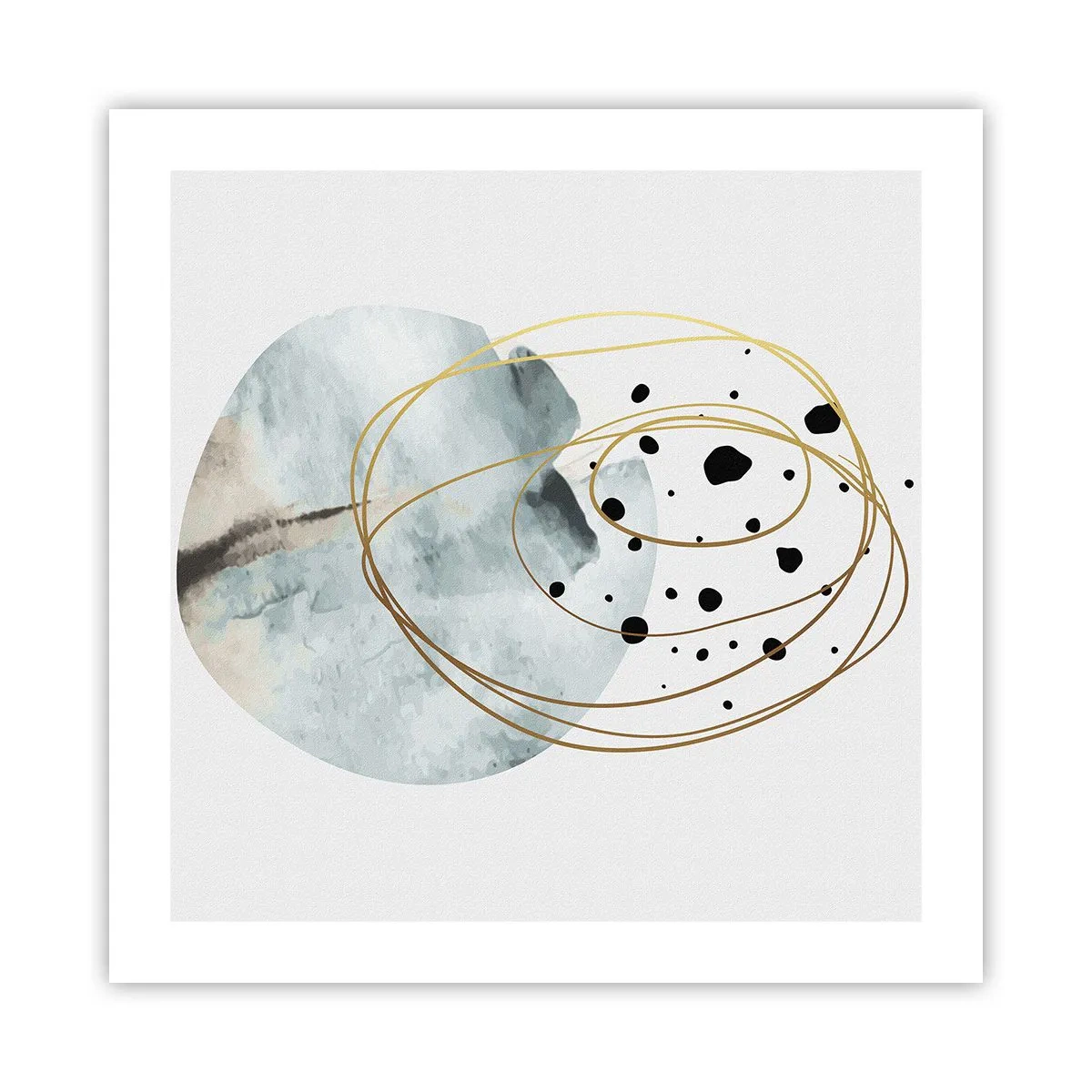 Pôster - No abraço ao espaço - 50x50 cm