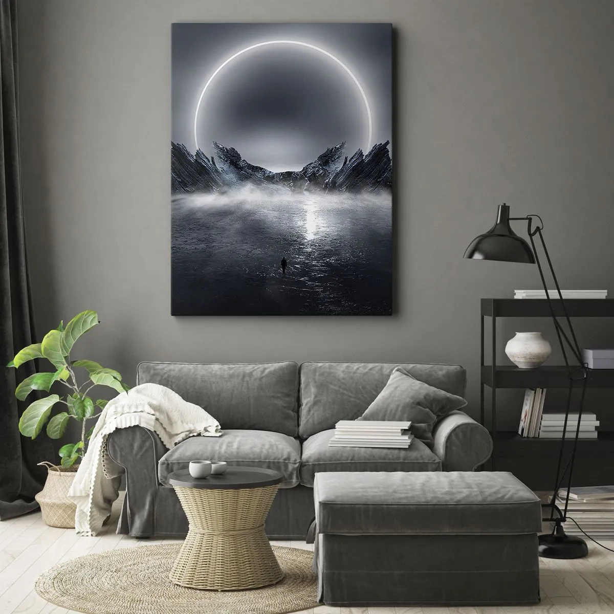 Quadro em tela - O fim da história - 80x120 cm