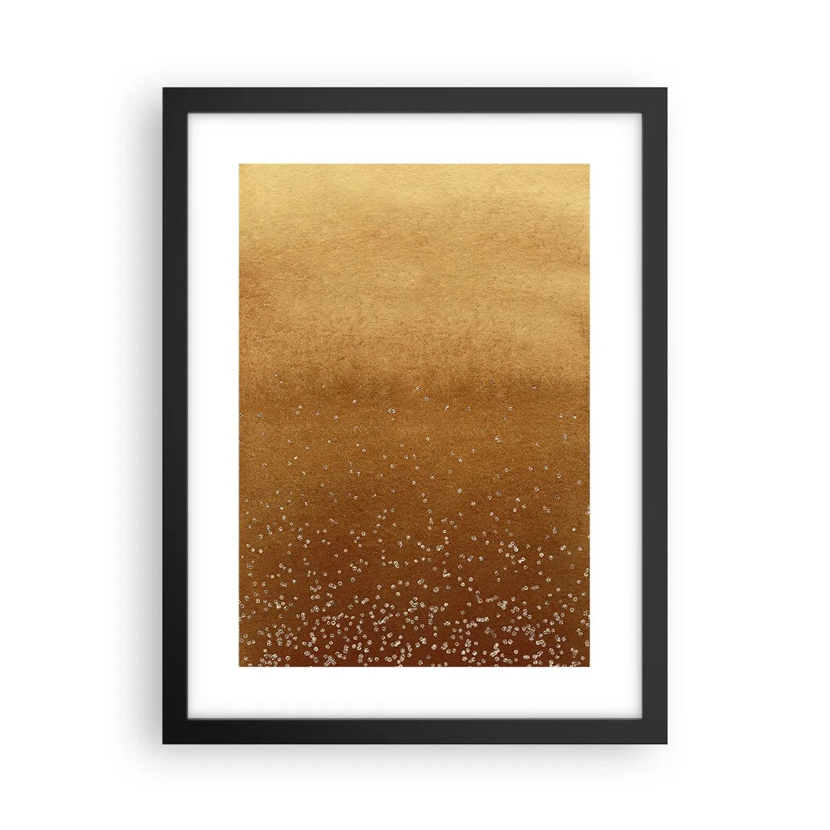 Pôster com moldura preta - O nascimento da luz - 30x40 cm