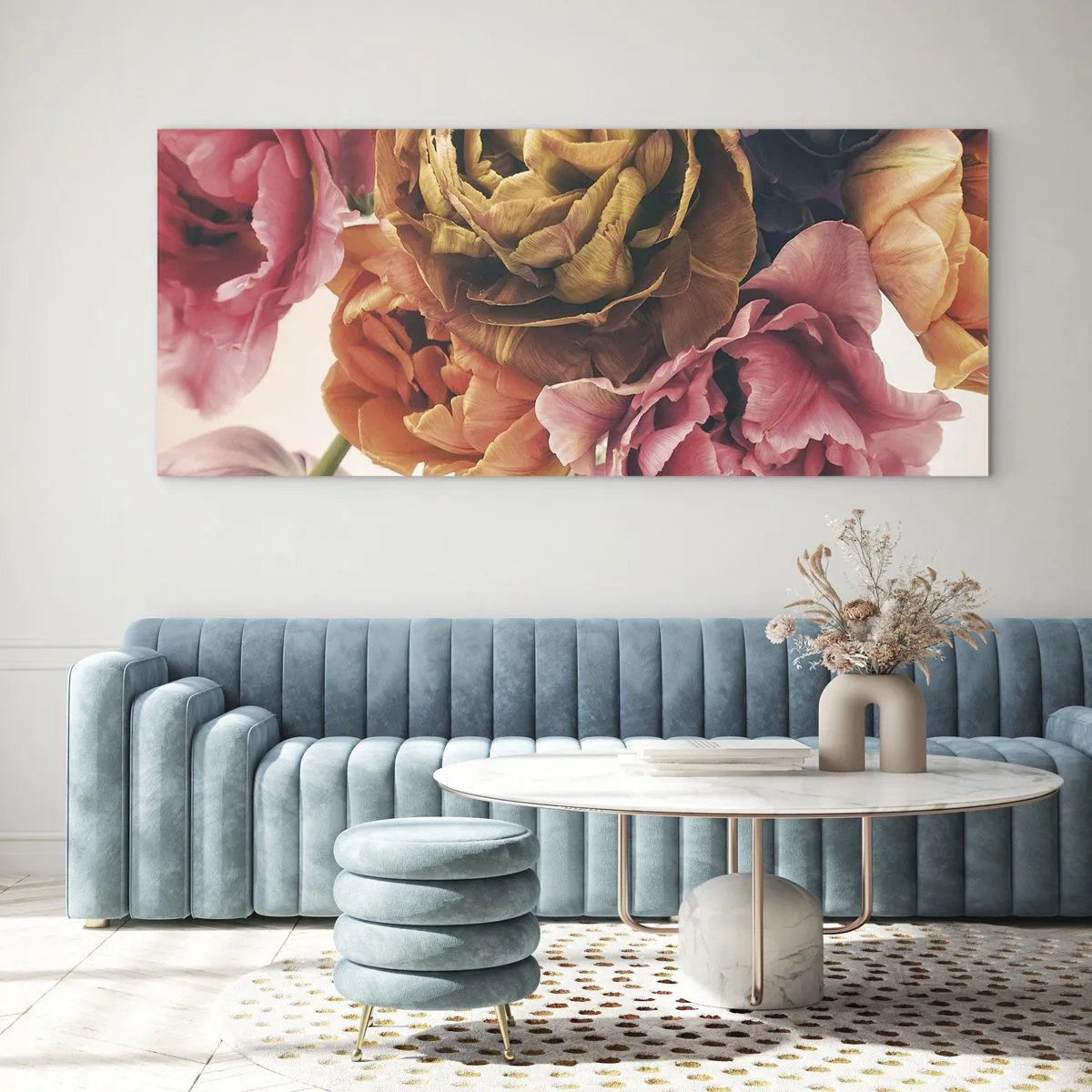 Quadro em vidro - Celebração da vida - 160x50 cm