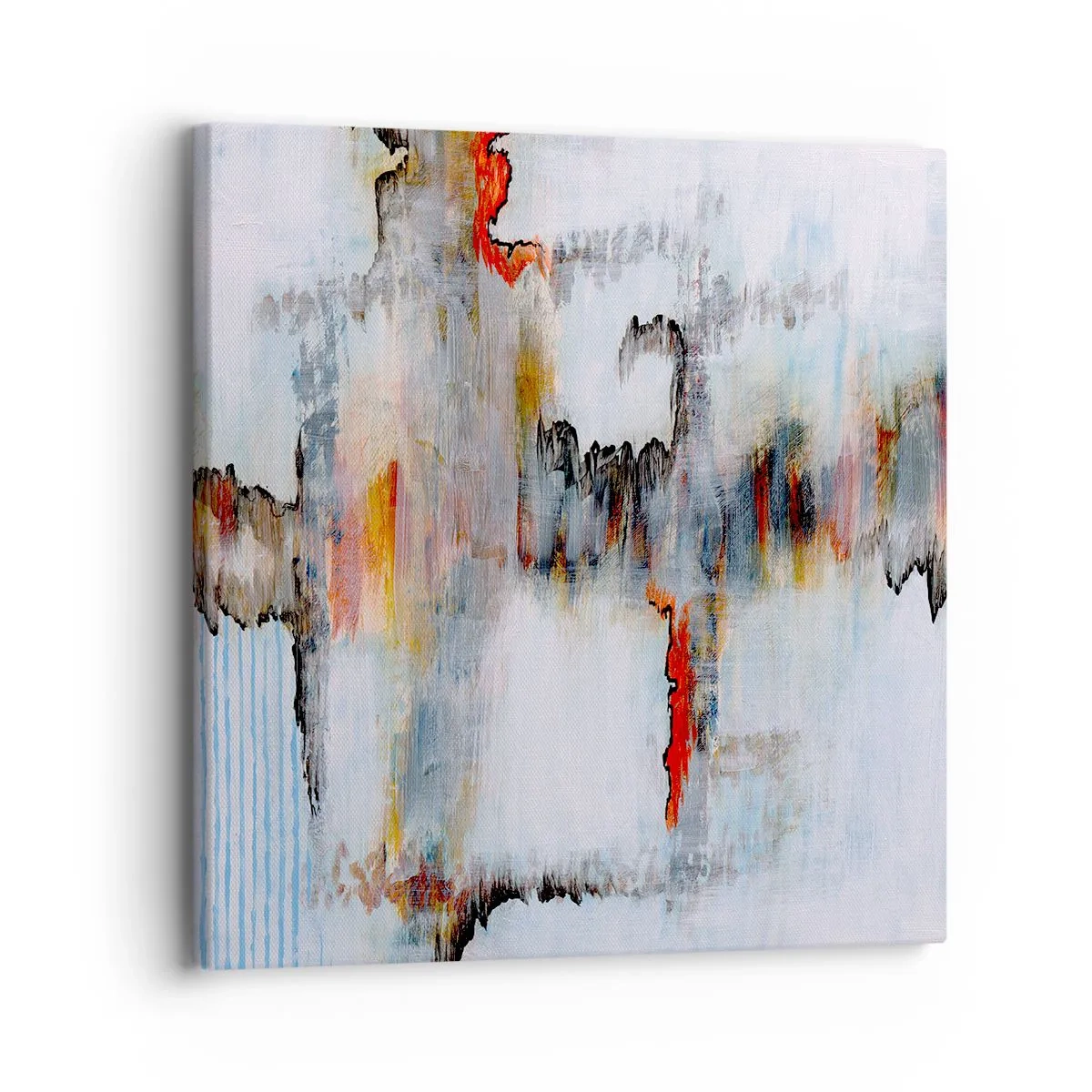 Quadro em tela - Com um palito na água - 30x30 cm