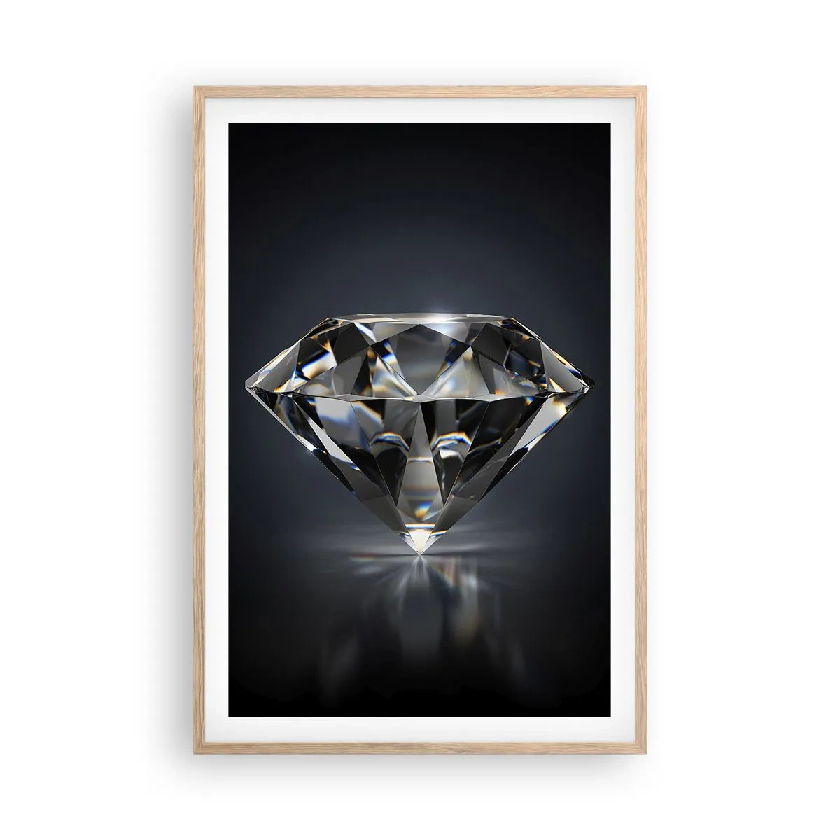 Pôster com moldura de carvalho claro - Best girls friend - 61x91 cm