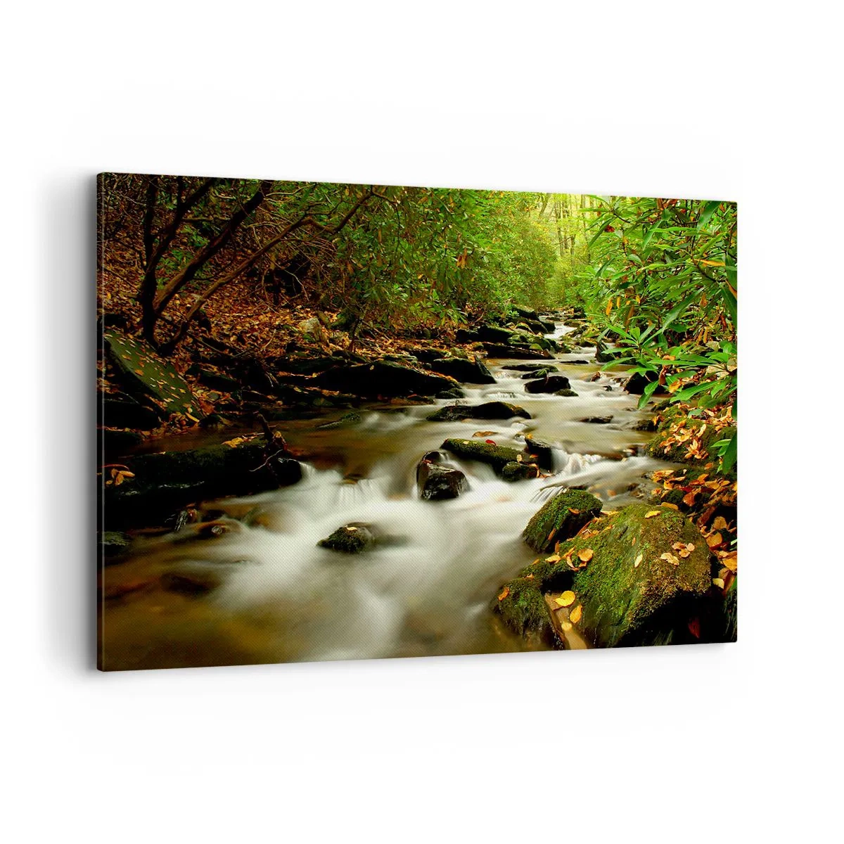 Quadro em tela - Como prata líquida - 120x80 cm