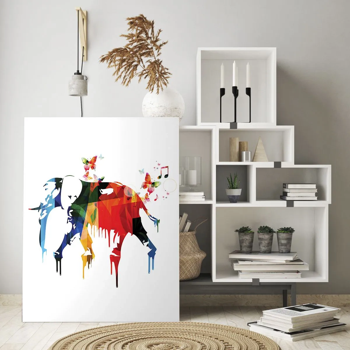 Quadro em vidro - Todos podem dançar - 50x70 cm