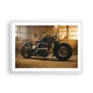 Pôster em moldura branca - Tudo posso - 70x50 cm