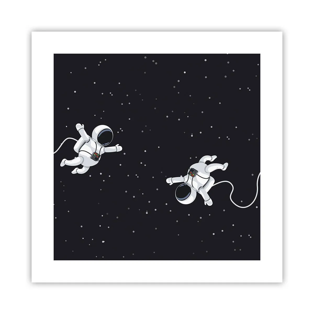 Pôster - Emaranhado Cósmico - 40x40 cm