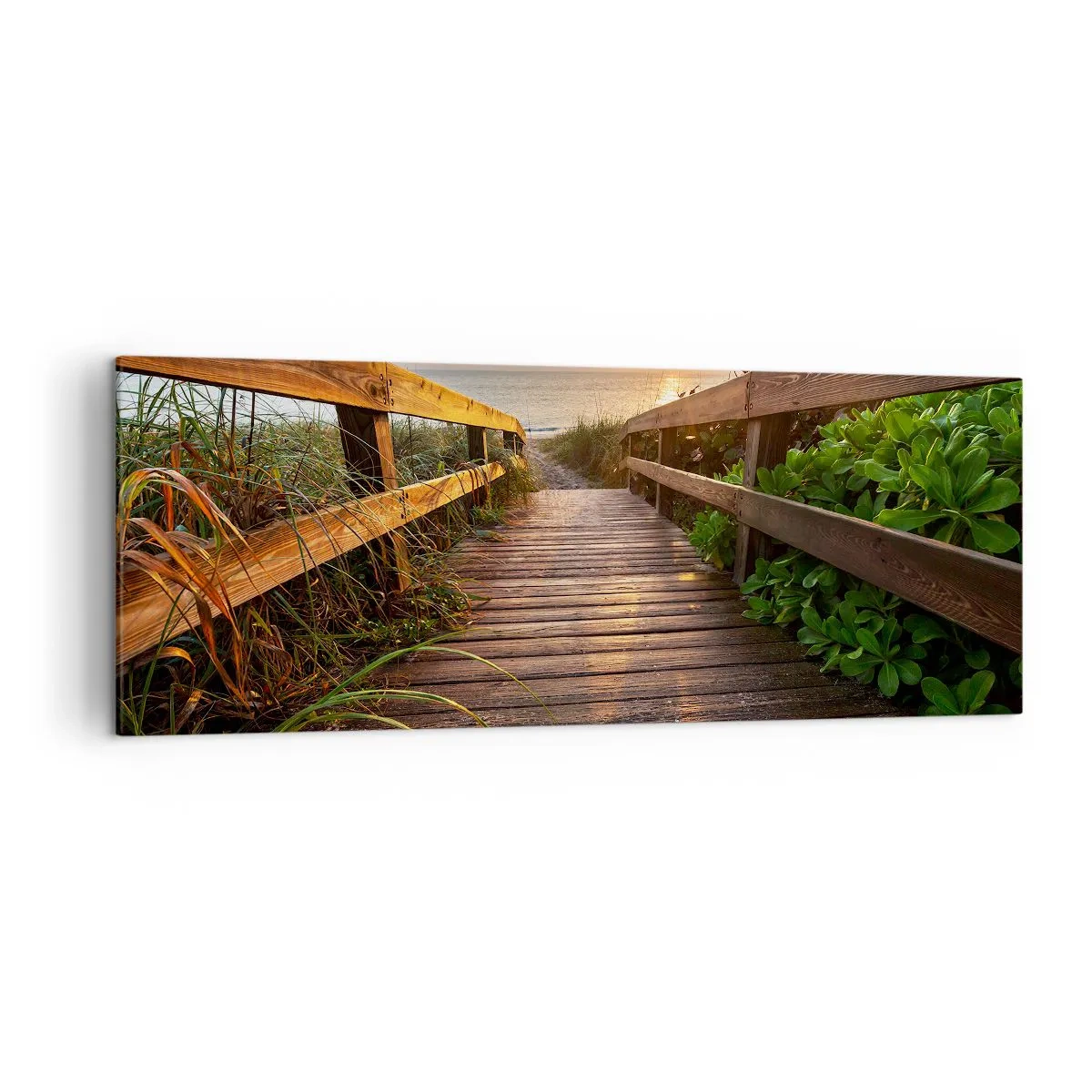 Quadro em tela - Direto para a costa - 140x50 cm