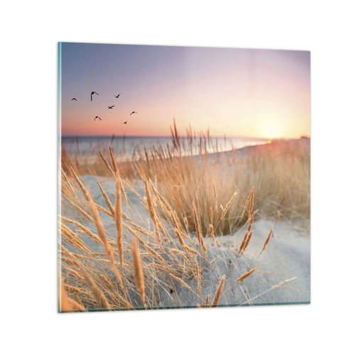 Quadro em vidro - Uma canção de embalar do Báltico - 70x70 cm