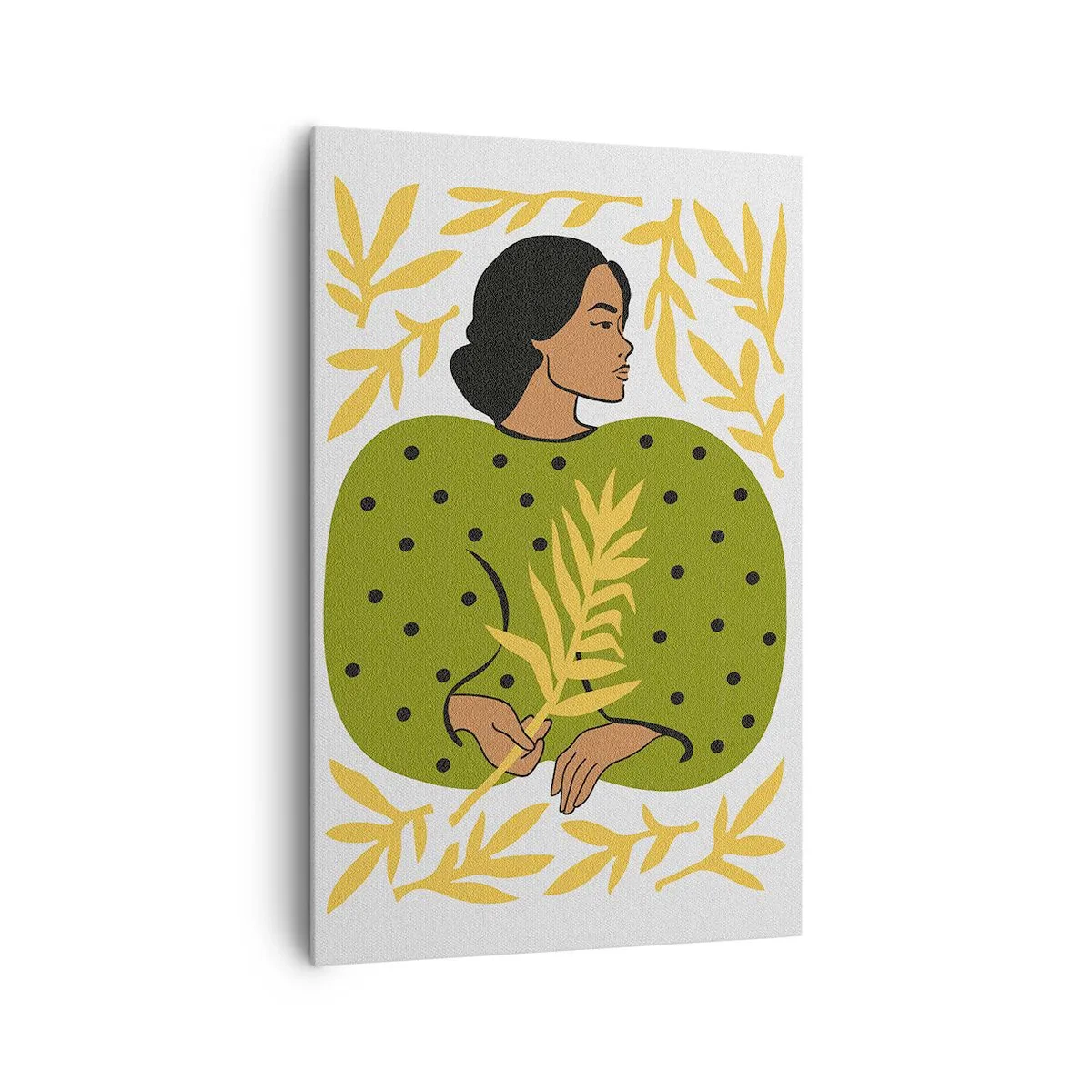 Quadro em tela - Rapariga havaiana - 80x120 cm