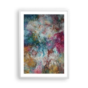 Pôster em moldura branca - Em plena floração - 50x70 cm