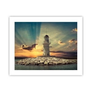 Pôster - Luz - Bondade - Beleza - 50x40 cm