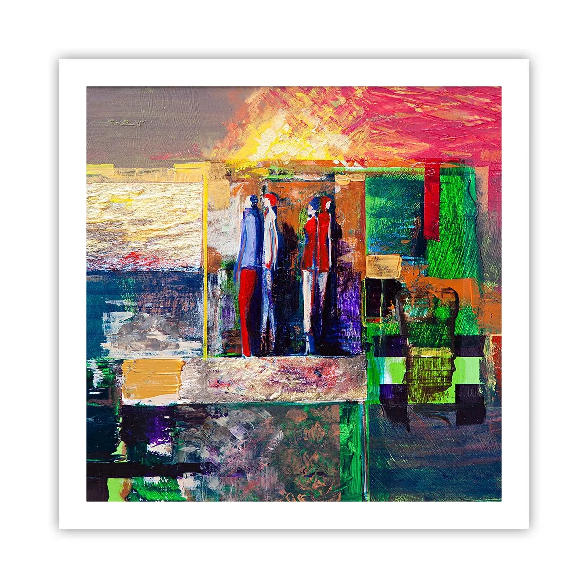 Pôster - Relacionamentos e emoções - 60x60 cm