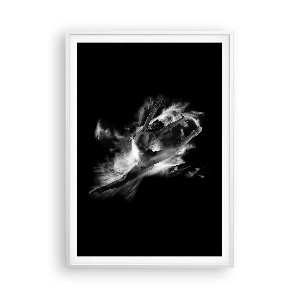 Pôster em moldura branca - Parado no ar - 70x100 cm