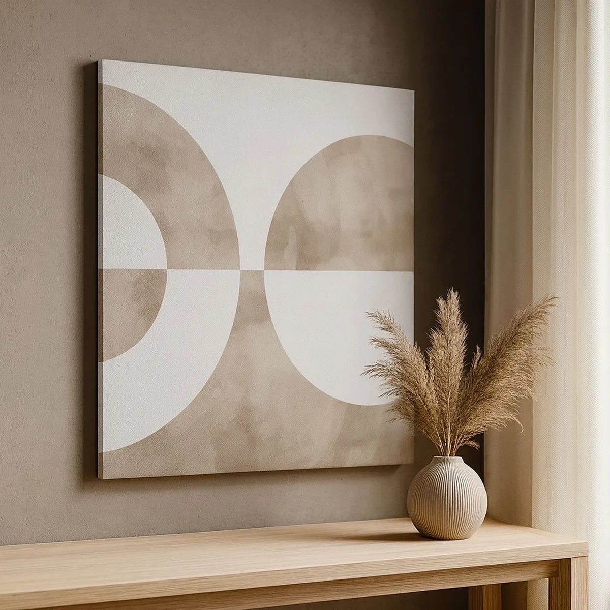 Quadro em tela - Semelhanças e diferenças - 30x30 cm