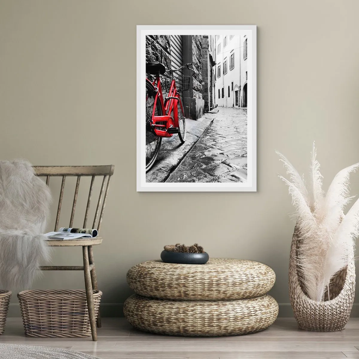 Pôster em moldura branca - A verdadeira beleza não envelhece - 30x40 cm