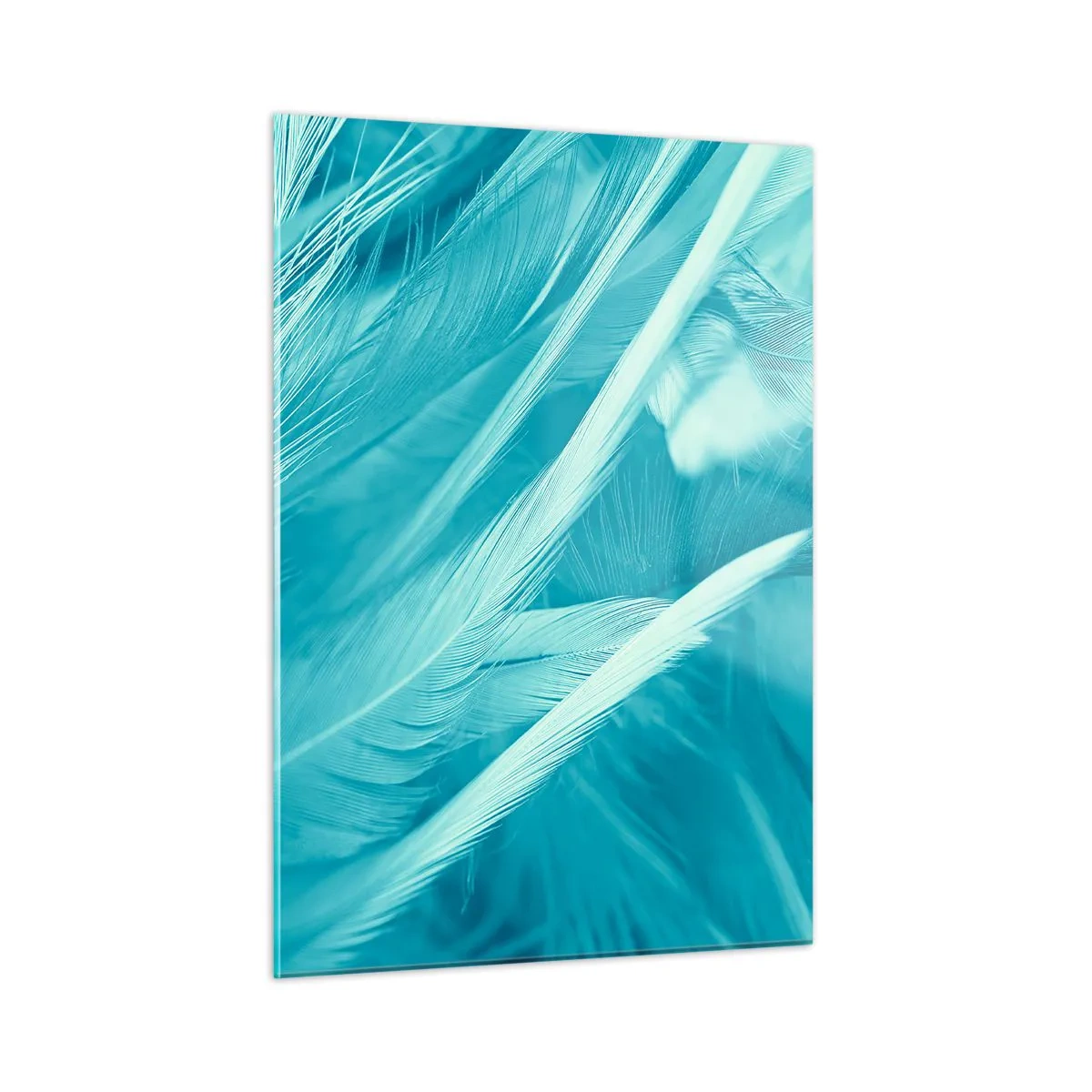 Quadro em vidro - Afogado em penugem - 50x70 cm