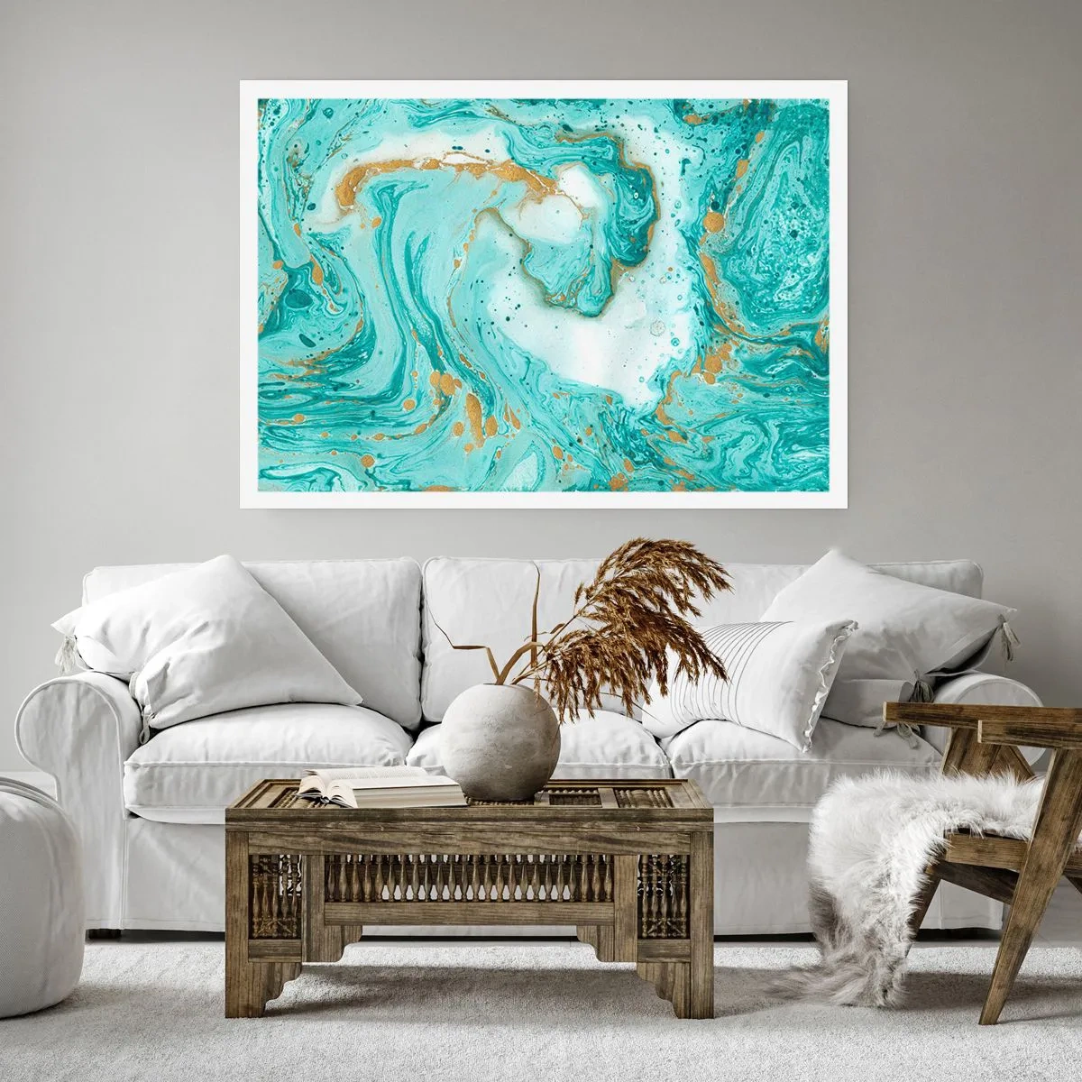 Pôster - Sob a grande onda do período Edo - 91x61 cm