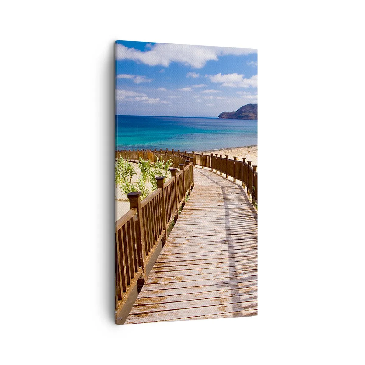 Quadro em tela - Leve-me para as ilhas felizes - 45x80 cm