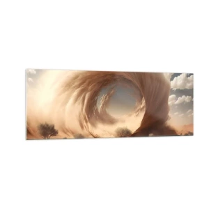 Quadro em vidro - Portal aberto - 140x50 cm