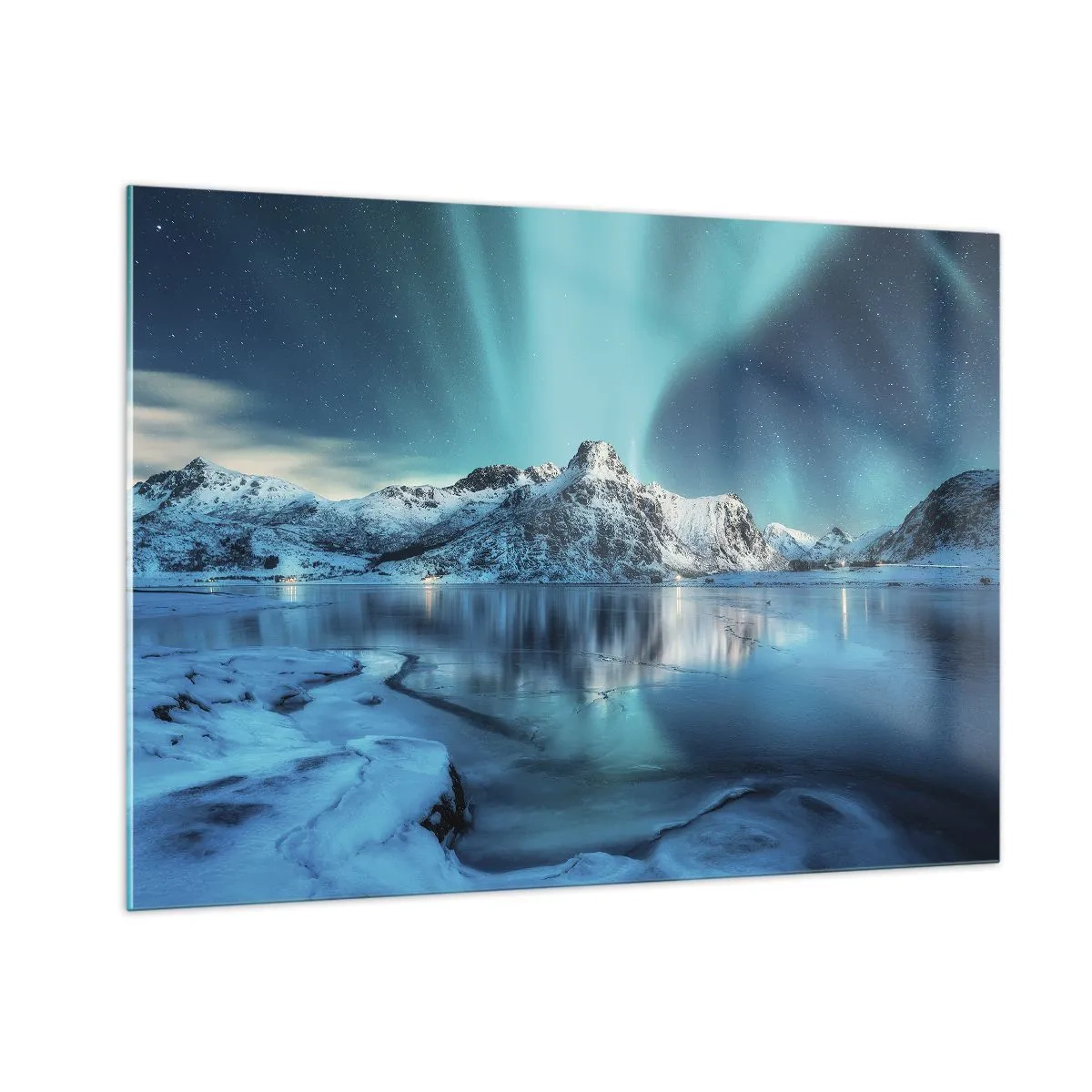 Quadro em vidro - Noite de Luz - 100x70 cm