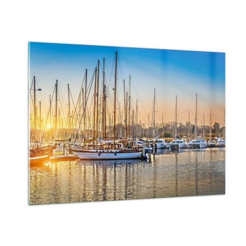 Quadro em vidro - O vento também deve dormir - 100x70 cm
