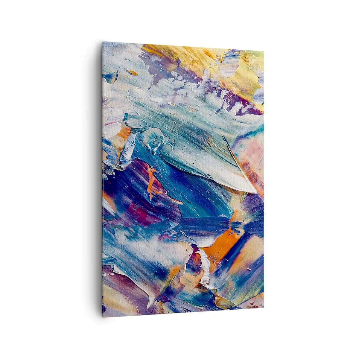 Quadro em tela - Confusão de cores - 80x120 cm