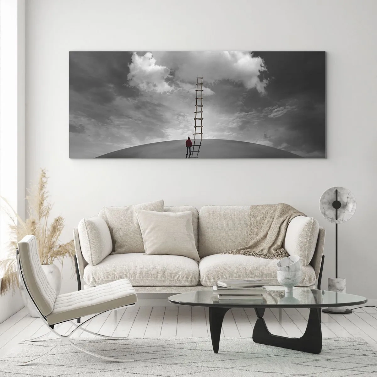 Quadro em vidro - Tudo é possível - 120x50 cm